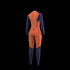 Mystic - Dazzled Fullsuit 5/3mm Bzip Women - Night Blue